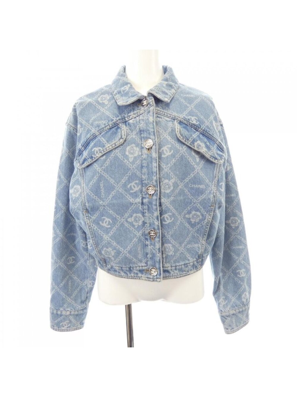 Chanel Denim Jacket Blue